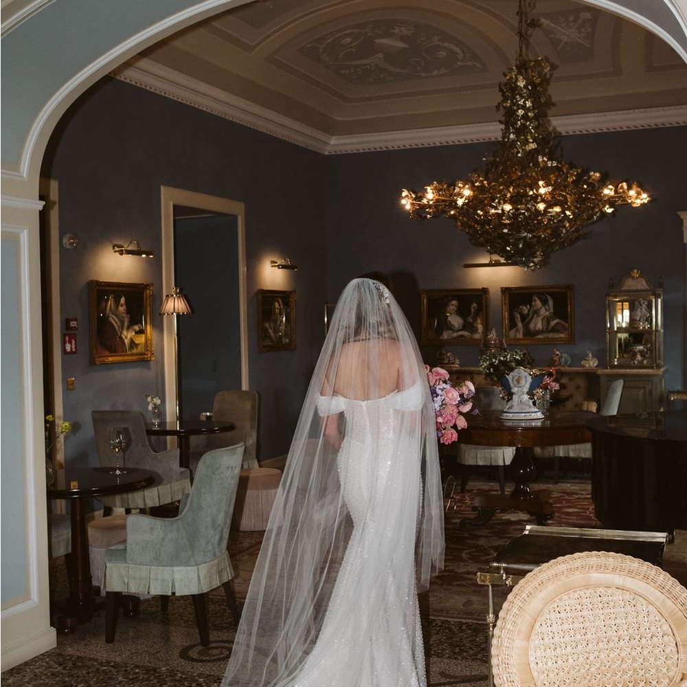 Elegant Ivory Veil